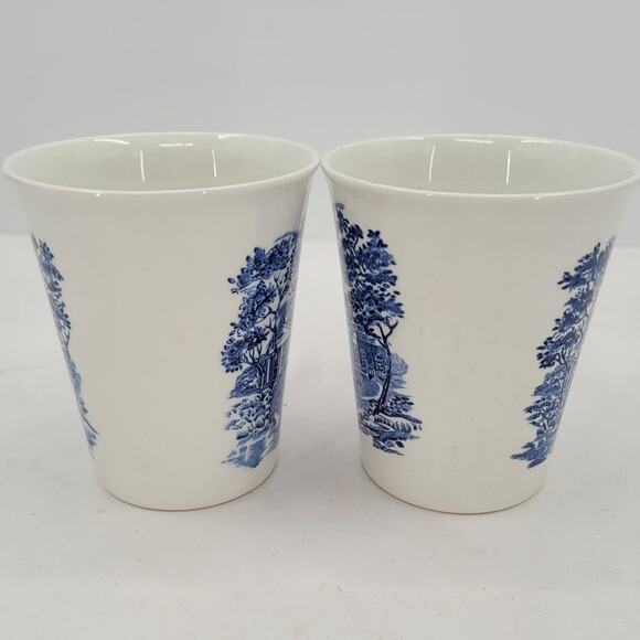 Staffordshire Vintage Liberty Blue 1776 U.S. Revolution Transferware 2 Mugs - Picture 7 of 10